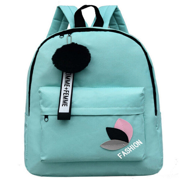 Canvas School Backpack Shoulder Bag