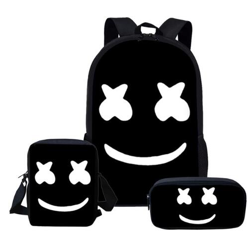 Smile School Bag Set for Teen Boys Girls Backpack