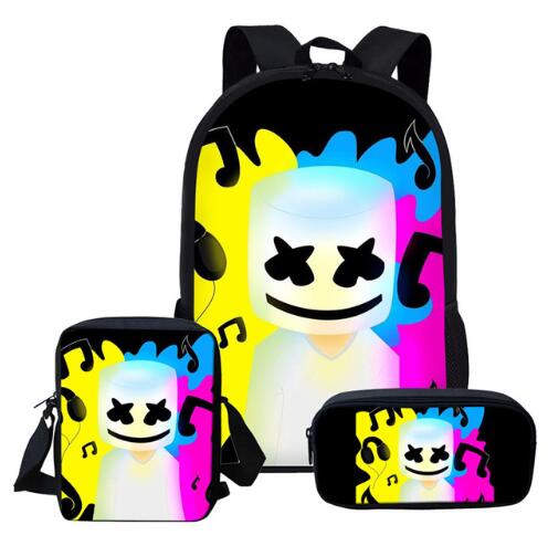 Smile School Bag Set for Teen Boys Girls Backpack