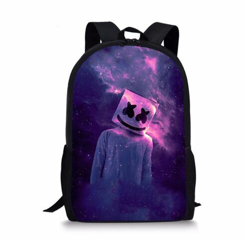 Smile School Bag Set for Teen Boys Girls Backpack