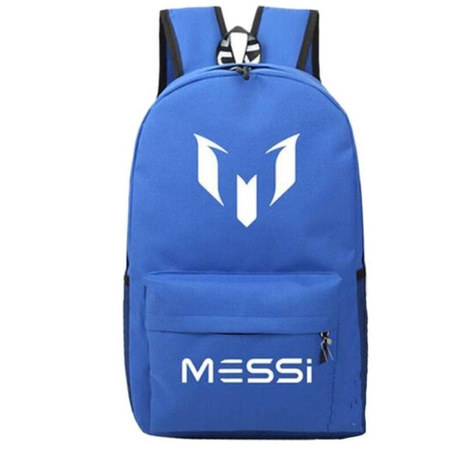 Messi Backpack Teen College High School Bag
