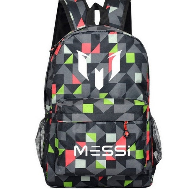 Messi Backpack Teen College High School Bag