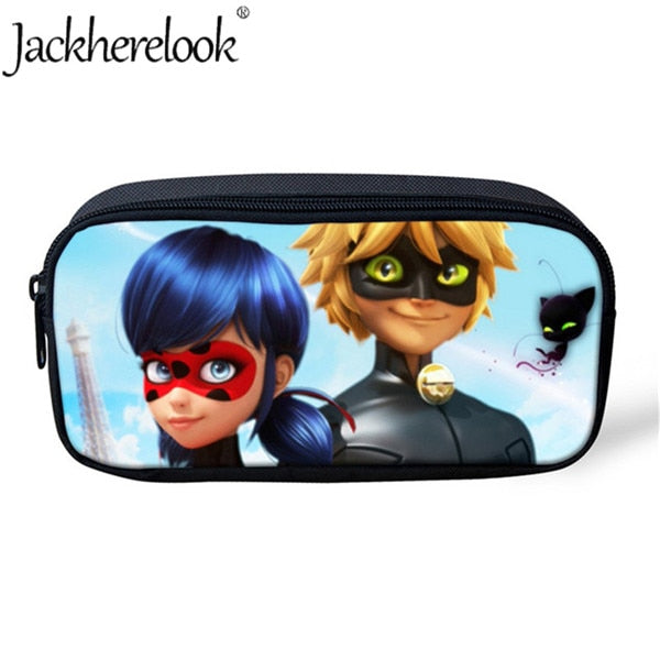 Jackherelook Girls School Bags Cartoon Ladybug Backpack