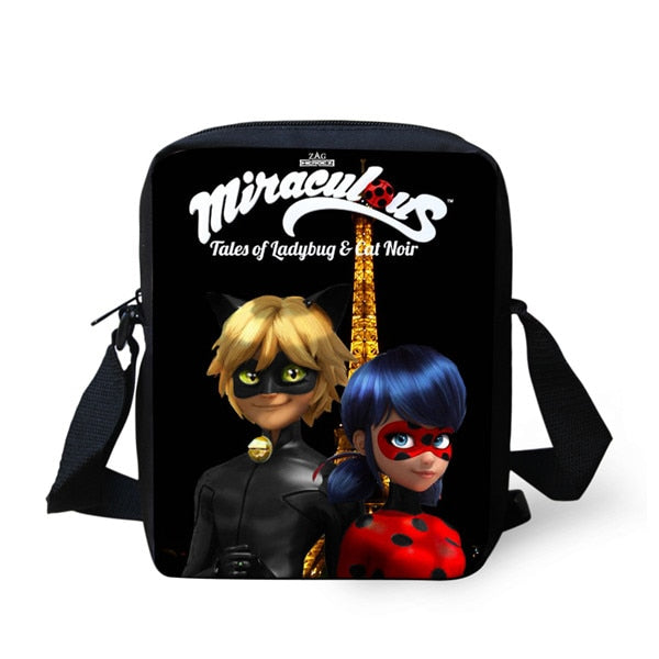 Jackherelook Girls School Bags Cartoon Ladybug Backpack