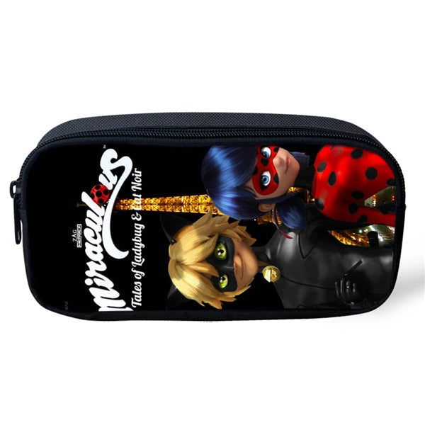 Jackherelook Girls School Bags Cartoon Ladybug Backpack