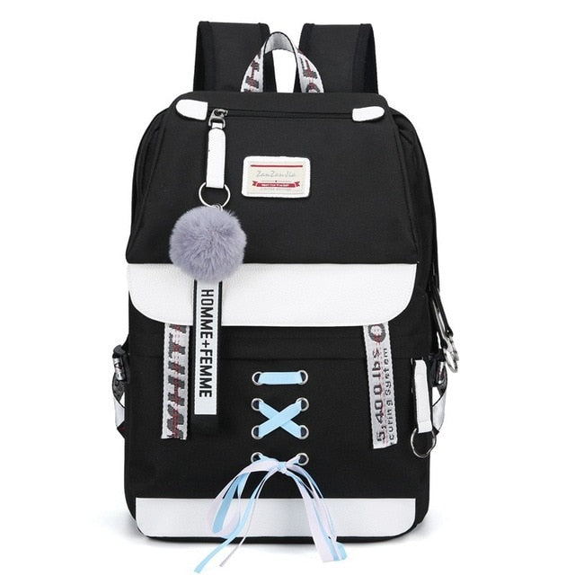 Large School Bags Usb With Lock Anti Theft Backpack