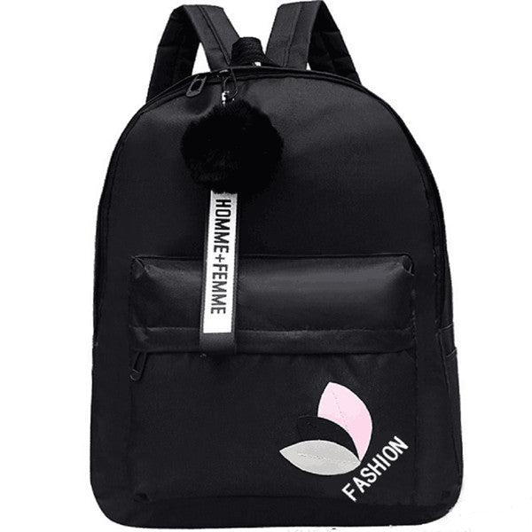 Canvas School Backpack Shoulder Bag