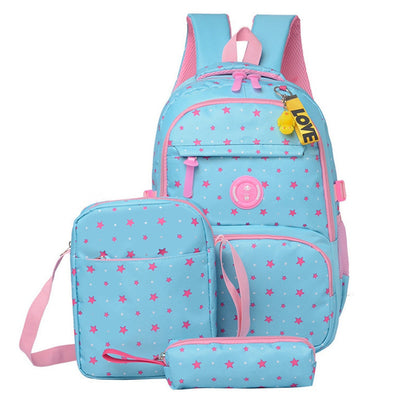 3 pcs/sets High Quality School Backpack