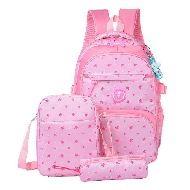 3 pcs/sets High Quality School Backpack
