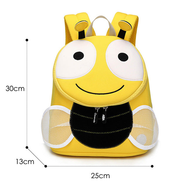 3D Elephant Design Backpack Children School Bags