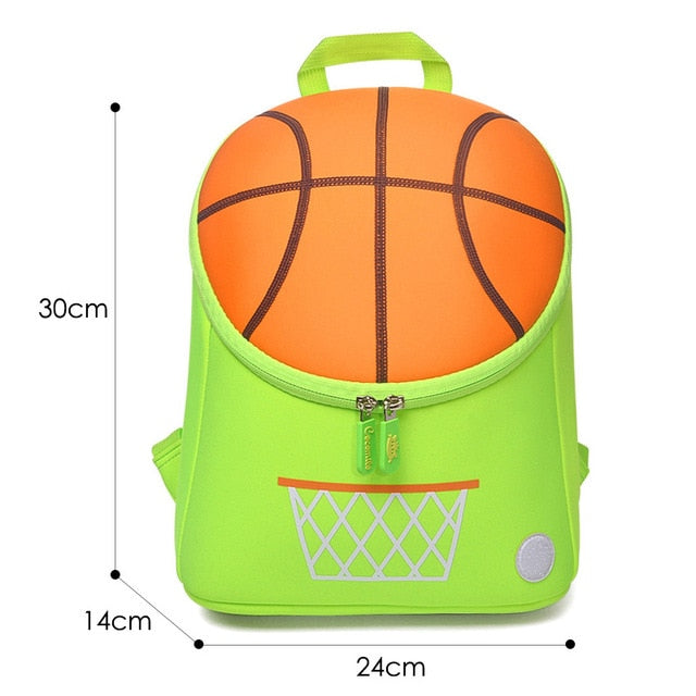 3D Elephant Design Backpack Children School Bags