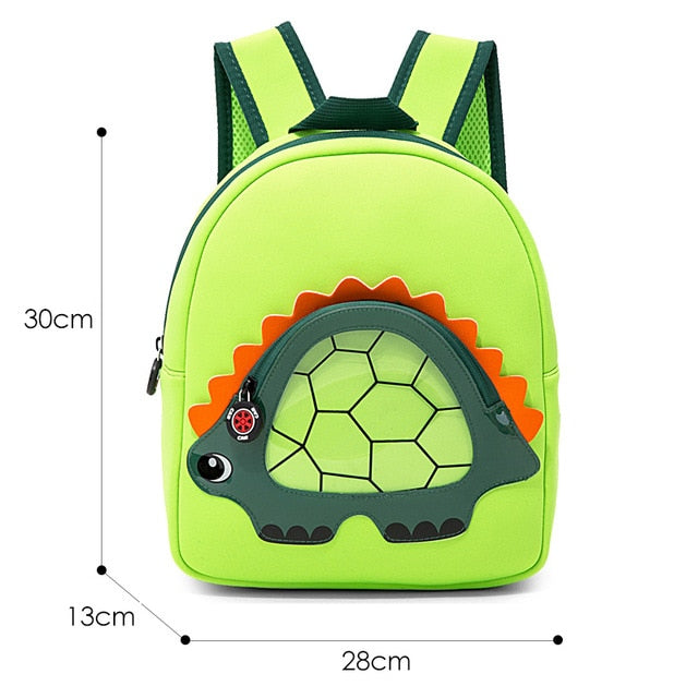 3D Elephant Design Backpack Children School Bags