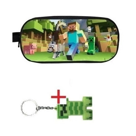 MineCraft Cartoon Backpack Kindergarten School Bag